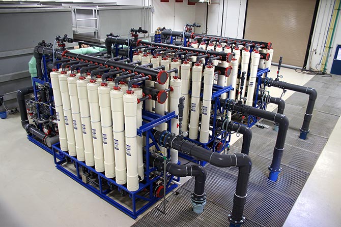 为更好地处理水源而进行超滤改造