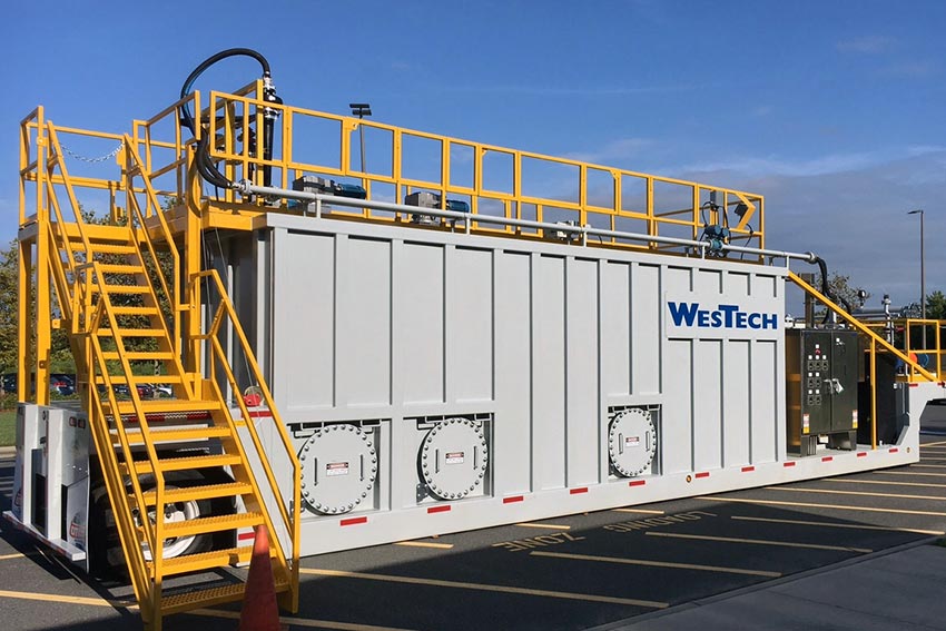 移动RapiSand单位有压载的絮凝