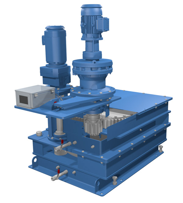 双驱动器剖面单位渲染