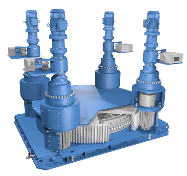 粘贴增稠机驱动剖面图单位渲染