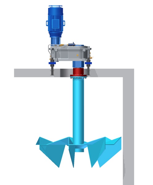 Landy-7表面曝气器渲染