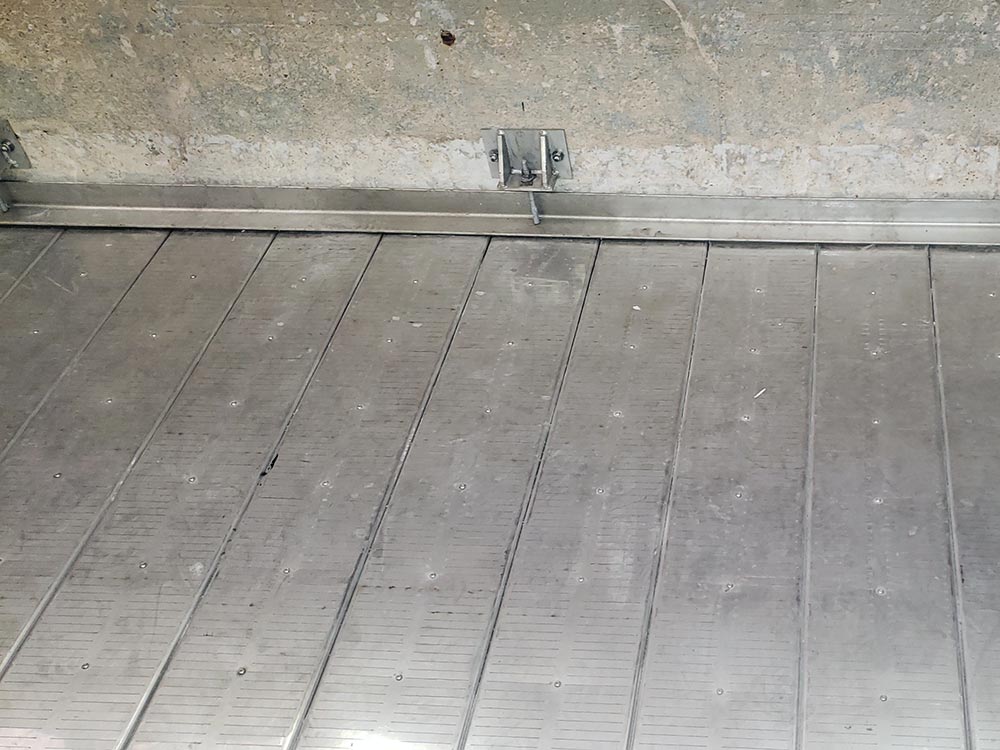 安装了Lazerflo underdrain条