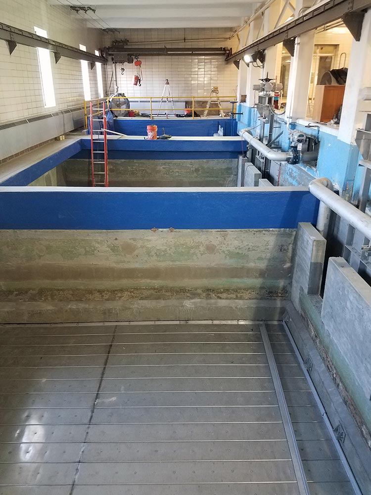 Lazerflo underdrain安装并准备服务