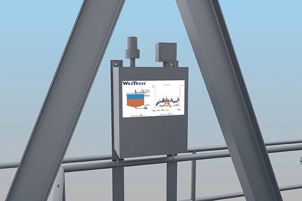 渲染Mudmax监视器屏幕连接到增稠剂桥梁