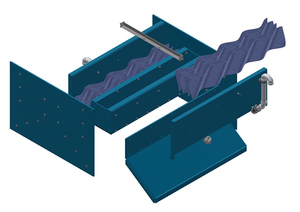 MultiWash Pro Trough爆炸视图